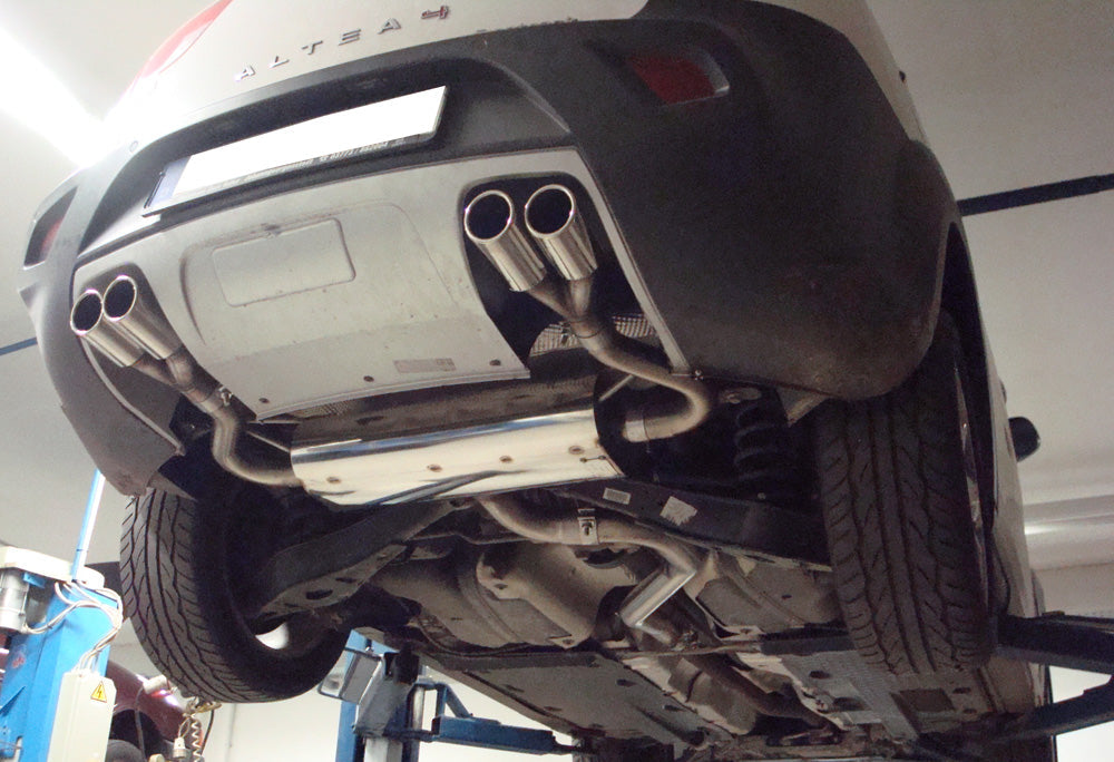 Seat Altea XL 5P - 4x4 Endschalldämpfer quer Ausgang rechts/links - 2x76 Typ 16 rechts/links