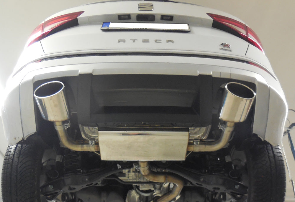 Seat Ateca 5FP - 4x4 Endschalldämpfer quer Ausgang rechts/links - 160x90 Typ 38 rechts/links