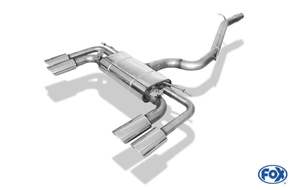 Seat Ateca Cupra 4x4 - 5FP Halbanlage ab Kat - 2x106x71 Typ 44 rechts/links - mit 2 elektronischen Klappen