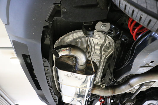 FOX Seat Ateca 5FP - 4x4 Facelift Endschalldämpfer quer Ausgang rechts/links - Endrohre hinter der Stoßstange