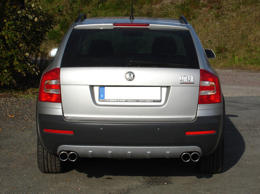 Skoda Octavia Typ 1Z 4x4 + Scout Endschalldämpfer rechts/links - 2x70 Typ 12 rechts/links