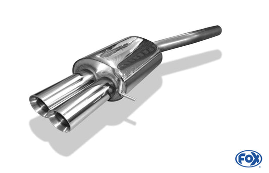 Skoda Octavia Typ 1Z RS inkl. Facelift Endschalldämpfer einseitig - 2x80 Typ 25