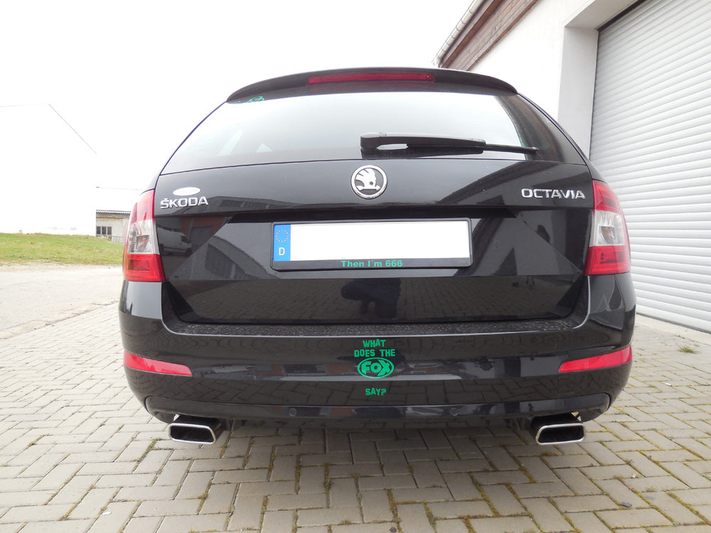 Skoda Octavia 5E Endschalldämpfer rechts/links - 145x65 Typ 59 rechts/links