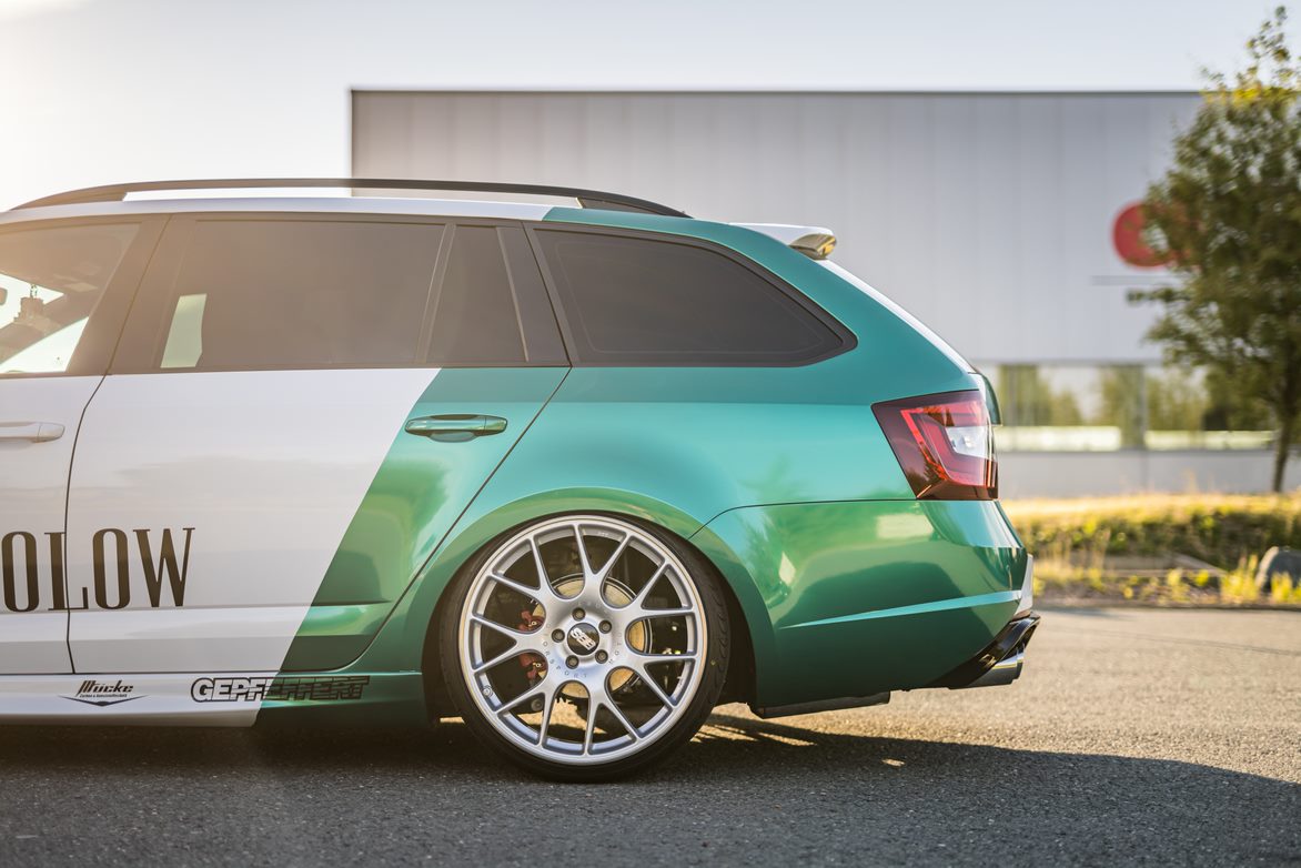 FOX Skoda Octavia 5E RS - TDI - 4x4 mit Diesel-Endrohrblenden Halbanlage rechts/links ab Kat - 2x90 Typ 25 rechts/links