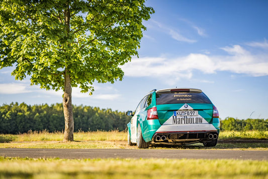 FOX Skoda Octavia 5E RS - TDI - 4x4 mit Diesel-Endrohrblenden Halbanlage rechts/links ab Kat - 2x90 Typ 25 rechts/links