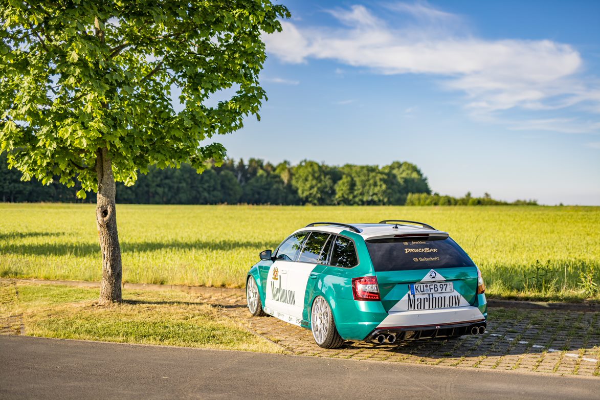 FOX Skoda Octavia 5E RS - TDI - 4x4 mit Diesel-Endrohrblenden Halbanlage rechts/links ab Kat - 2x90 Typ 25 rechts/links
