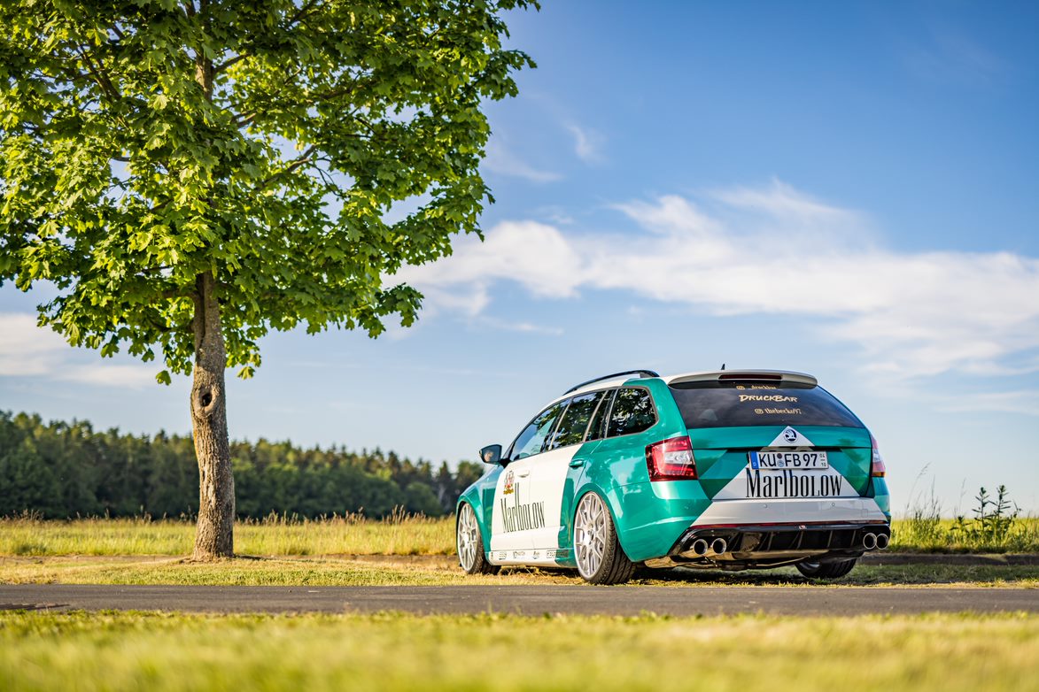 FOX Skoda Octavia 5E RS - TDI - 4x4 mit Diesel-Endrohrblenden Halbanlage rechts/links ab Kat - 2x90 Typ 25 rechts/links