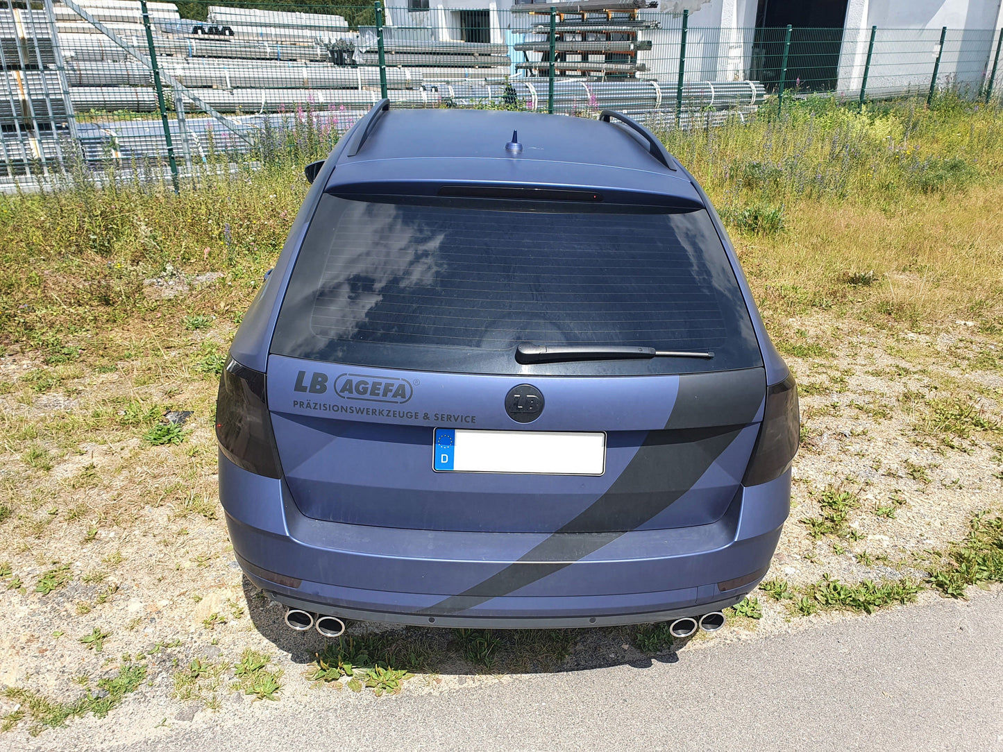 Skoda Octavia 5E 4x4 - 2,0l 140kW Endschalldämpfer rechts/links - 2x76 Typ 16 rechts/links
