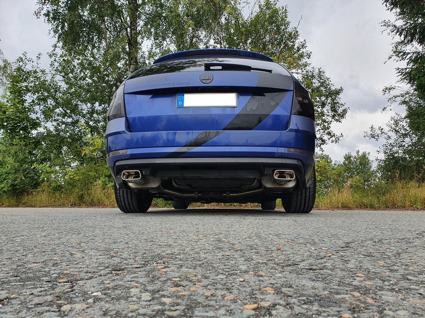 Skoda Octavia 5E 4x4 - 2,0l 140kW Endschalldämpfer rechts/links - 2x76 Typ 16 rechts/links