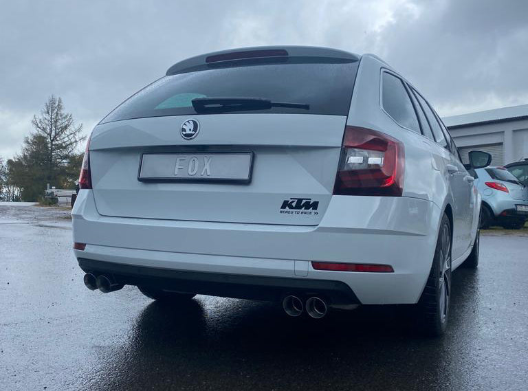 FOX Skoda Octavia 5E - 2,0l 140kW Endschalldämpfer rechts/links - 2x76 Typ 25 rechts/links