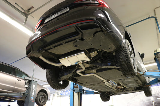 FOX Skoda Octavia NX RS iV Endschalldämpfer - Austritt im linken originalen Endrohr