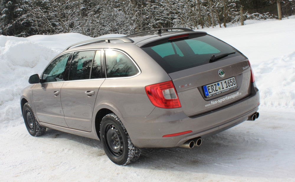 Skoda Superb 3T 4x4 Endschalldämpfer rechts/links - 2x80 Typ 16 rechts/links