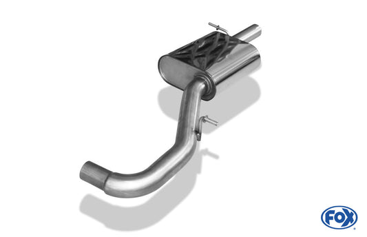 Skoda Superb 3T front silencer