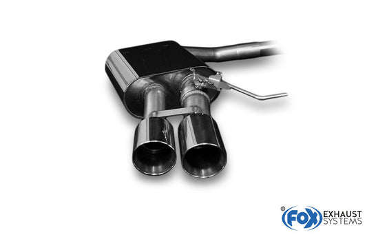 Skoda Superb III 3V 4x4 Endschalldämpfer rechts/links mit Abgasklappen - 2x90 Typ 25 rechts/links