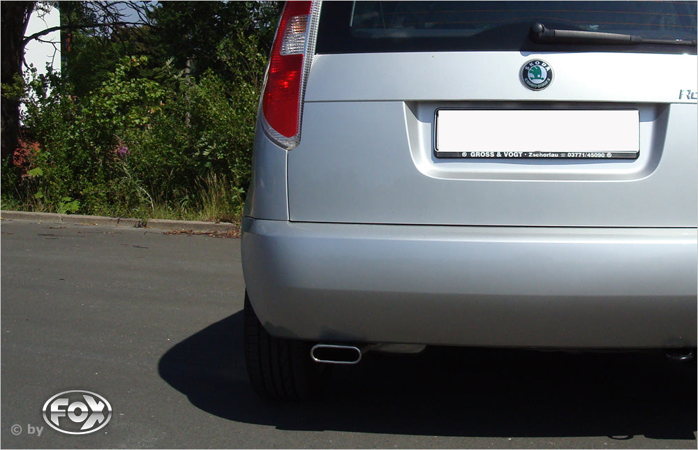 Skoda Roomster 5J Endschalldämpfer - 130x50 Typ 52