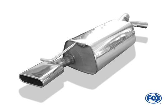 Skoda Roomster 5J Endschalldämpfer - 130x50 Typ 52