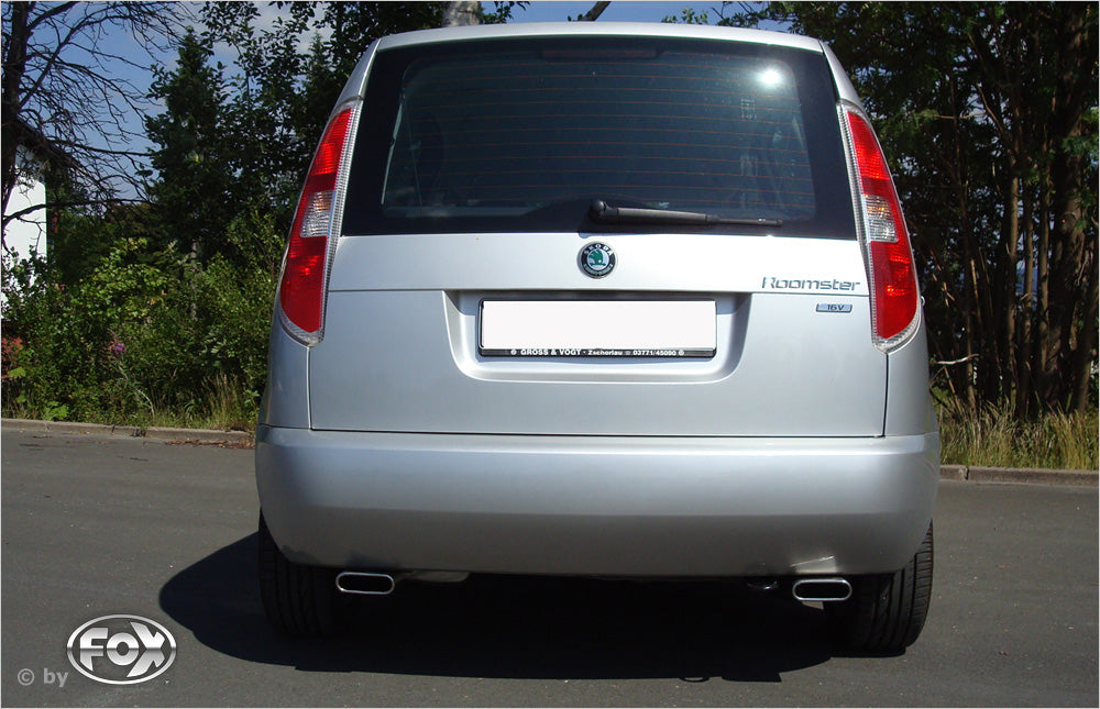 Skoda Roomster 5J Endschalldämpfer rechts/links - 130x50 Typ 52 rechts/links