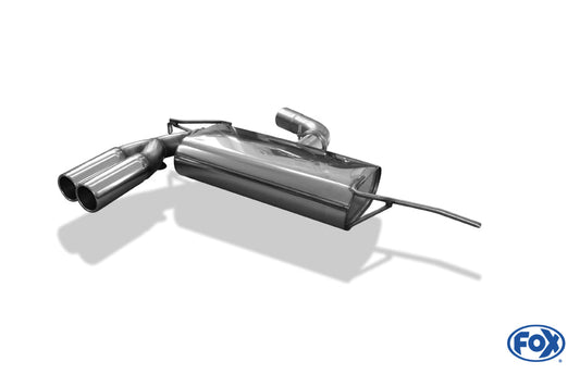 Skoda Yeti 5L - Frontantrieb Endschalldämpfer - 2x80 Typ 12