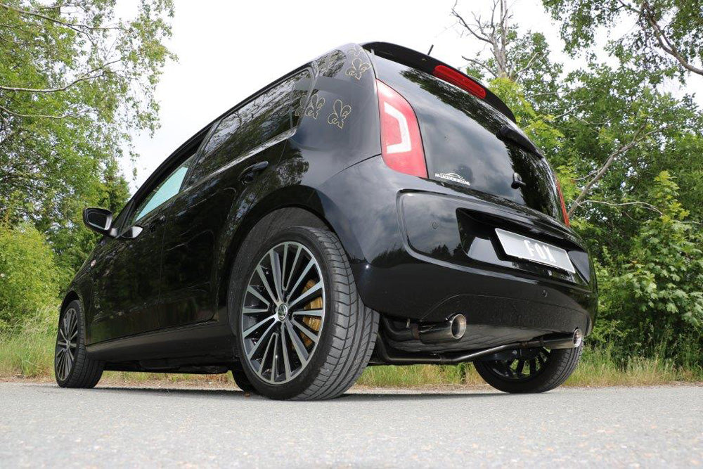 Seat Mii/ Skoda Citigo/ VW UP Endrohrsystem rechts/links passend auf originalen oder FOX-Endschalldämpfer - 1x80 Typ 25 rechts/links