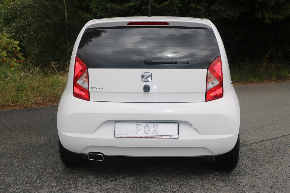 Seat Mii/ Skoda Citigo/ VW UP Endrohrsystem links passend auf originalen oder FOX-Endschalldämpfer - 145x60 Typ 59 links