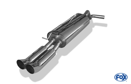 Skoda Rapid Limousine Endschalldämpfer - 2x76 Typ 18