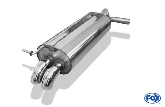 Skoda Rapid Spaceback Endschalldämpfer - 2x55 Typ 26