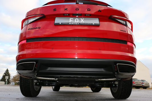 Skoda Kodiaq 4x4 mit RS-Optik Endschalldämpfer Ausgang rechts/links