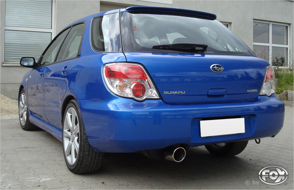 Subaru Impreza GD/ GG - Stufenheck/ Kombi Endschalldämpfer Ø63,5mm - 1x100 Typ 17