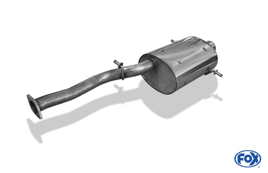 Subaru Impreza GD/ GG - Stufenheck/ Kombi Endschalldämpfer Ø63,5mm - 1x100 Typ 17