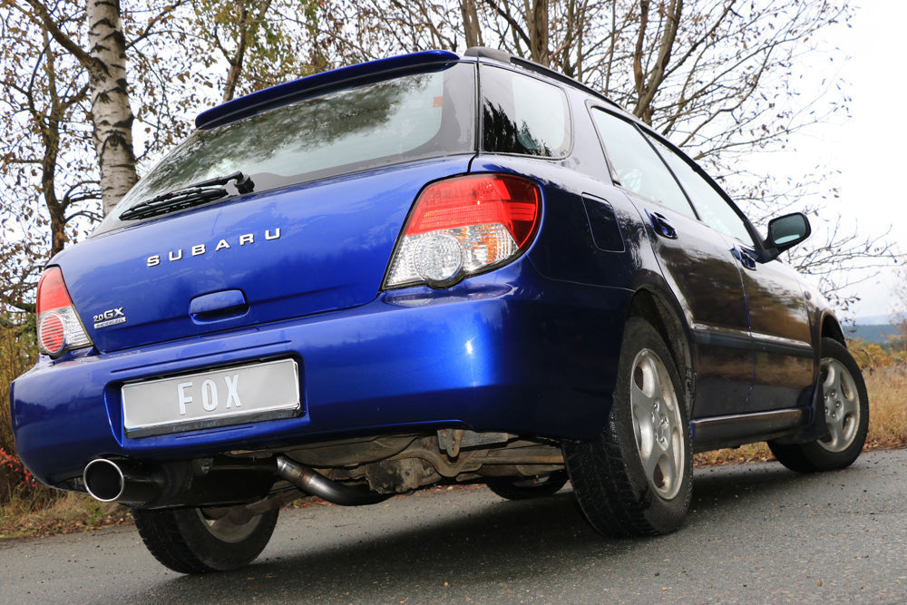 Subaru Impreza GD/ GG - Stufenheck/ Kombi Endschalldämpfer Ø63,5mm - 129x106 Typ 44