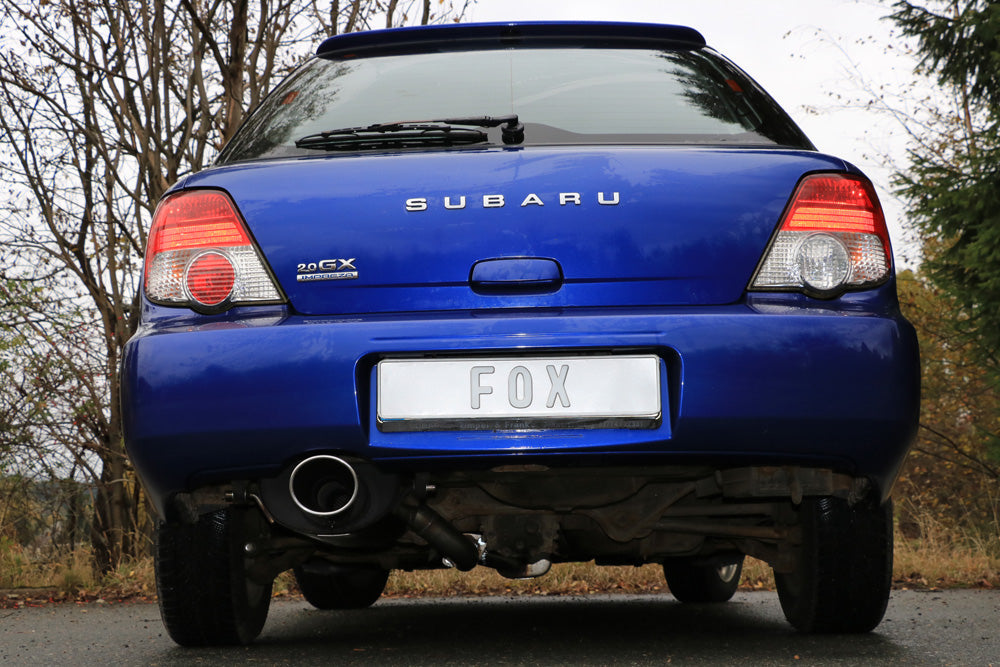 Subaru Impreza GD/ GG - Stufenheck/ Kombi Endschalldämpfer Ø63,5mm - 129x106 Typ 44