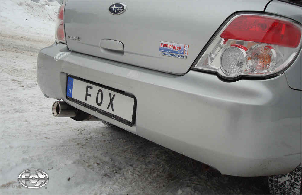 Subaru Impreza GD/ GG - Stufenheck/ Kombi Endschalldämpfer - 1x100 Typ 13