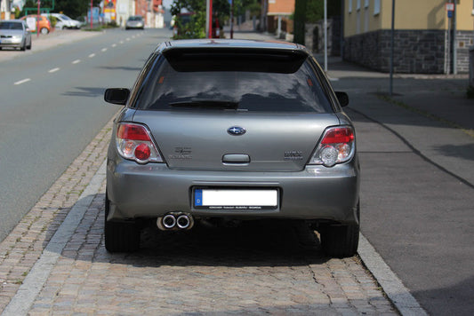 Subaru Impreza Typ WRX/ STI Endschalldämpfer Ø70mm - 2x80 Typ 13