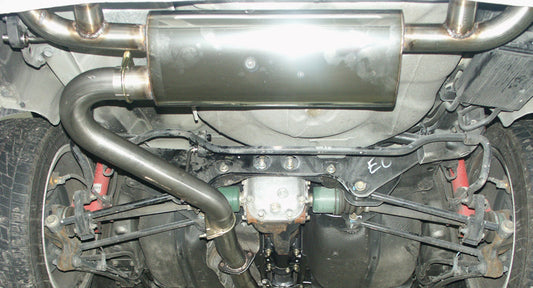 Subaru Impreza Typ WRX/ STI Endschalldämpfer quer Ausgang rechts/links Ø70mm - 2x115x85 Typ 32 rechts/links