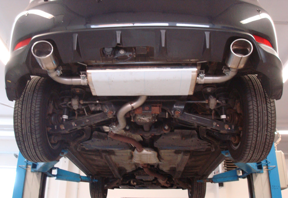Subaru Impreza GR AWD - Schrägheck Endschalldämpfer quer Ausgang rechts/links - 115x85 Typ 32 rechts/links