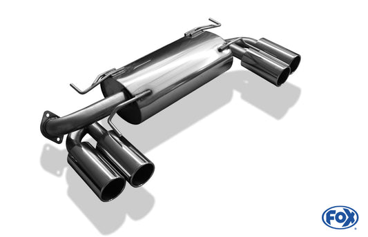 Subaru Impreza GRF 4x4 - WRX Endschalldämpfer quer Ausgang rechts/links - 2x100 Typ 12 rechts/links