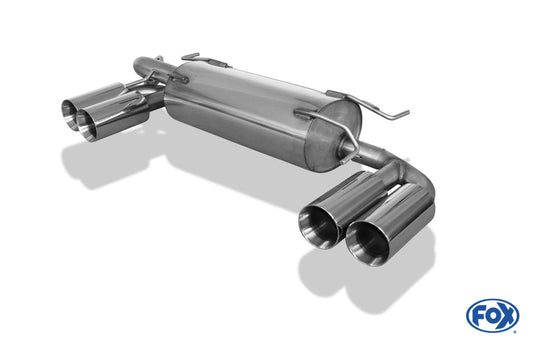 Subaru Impreza GRF 4x4 - WRX Endschalldämpfer quer Ausgang rechts/links - 2x100 Typ 24 rechts/links