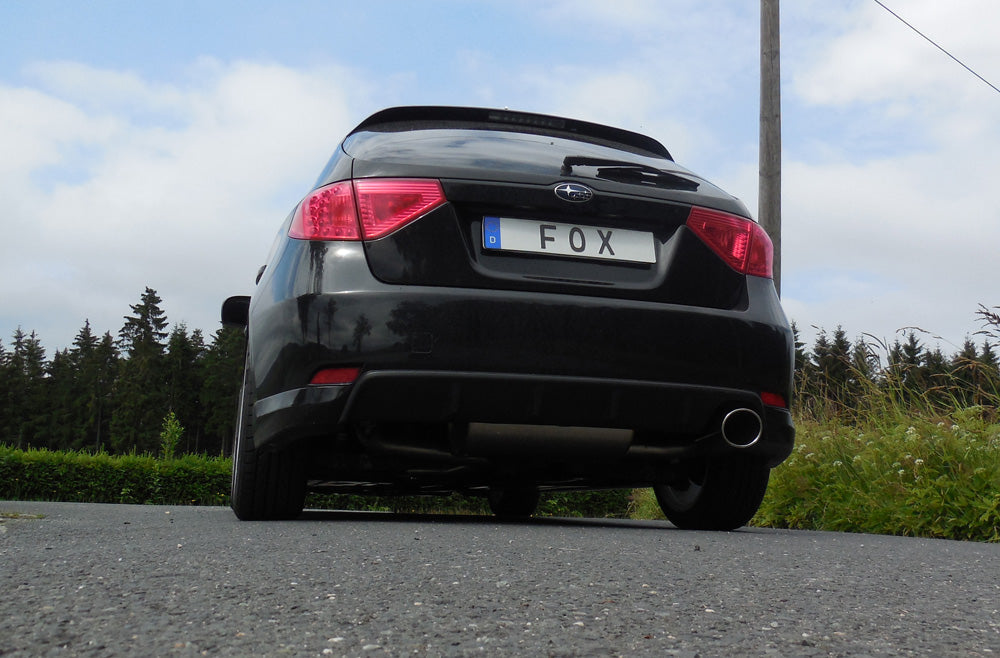 Subaru Impreza GHD Schrägheck Endschalldämpfer quer rechts - 129x106 Typ 32