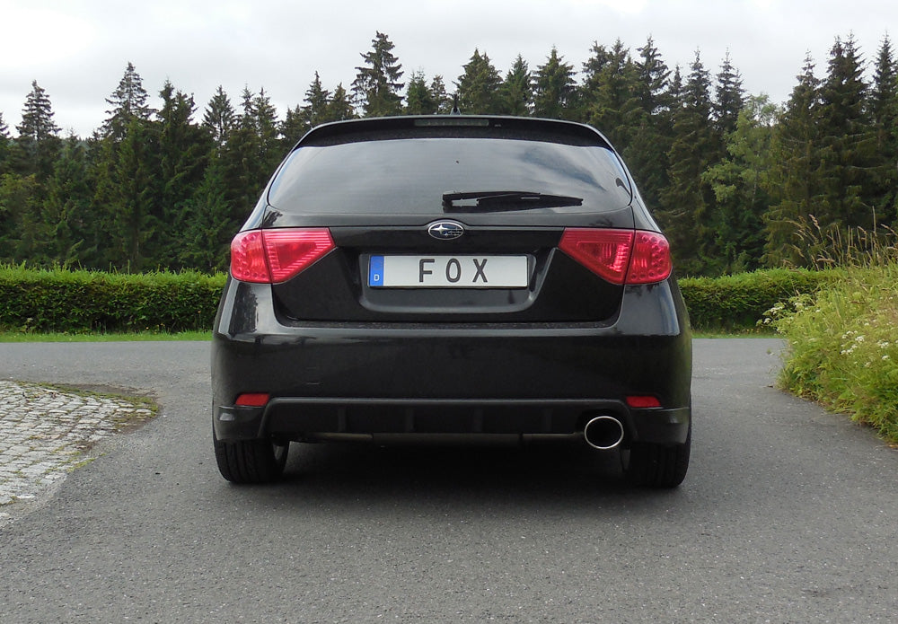 Subaru Impreza GHD Schrägheck Endschalldämpfer quer rechts - 129x106 Typ 32
