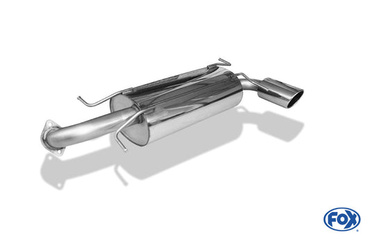 Subaru Impreza GHD Schrägheck Endschalldämpfer quer rechts - 129x106 Typ 32