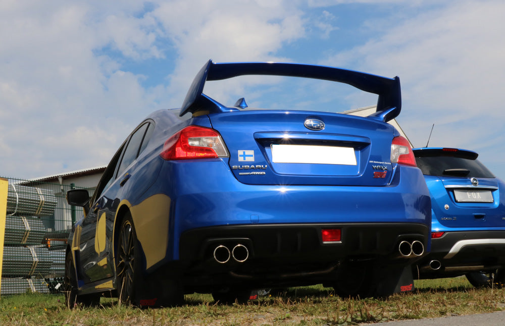 Subaru Impreza GJ 4x4 - WRX Stufenheck Endschalldämpfer rechts/links zweiflutig - 2x90 Typ 12 rechts/links