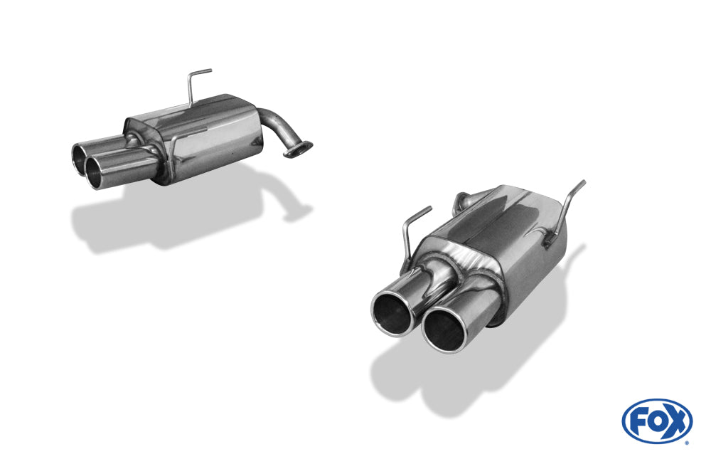 Subaru Impreza GJ 4x4 - WRX Stufenheck Endschalldämpfer rechts/links zweiflutig - 2x90 Typ 12 rechts/links