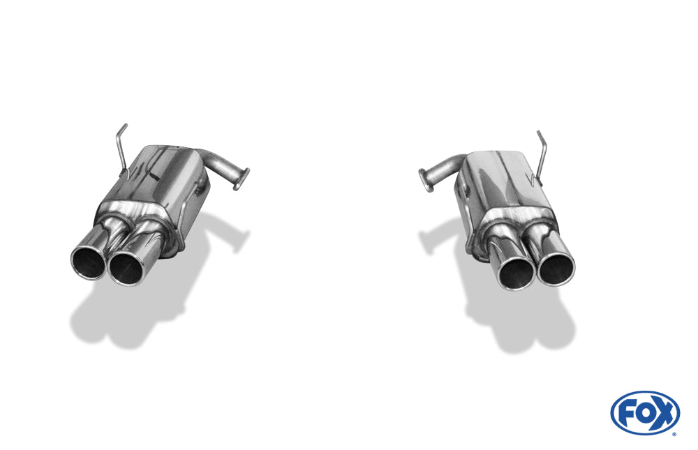 Subaru Impreza GJ 4x4 - WRX Stufenheck Endschalldämpfer rechts/links zweiflutig - 2x90 Typ 12 rechts/links
