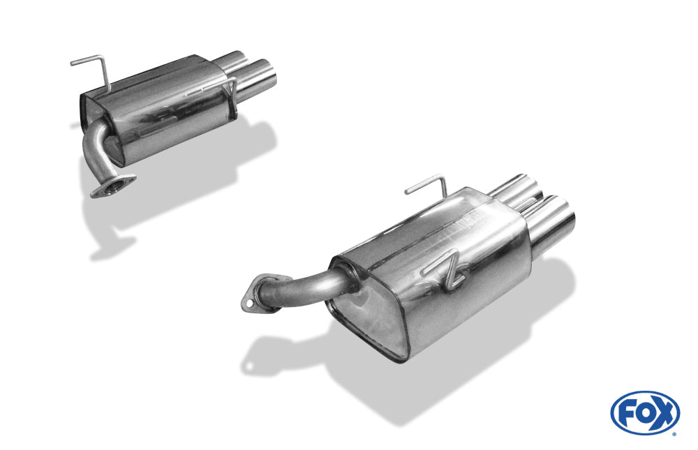 Subaru Impreza GJ 4x4 - WRX Stufenheck Endschalldämpfer rechts/links zweiflutig - 2x90 Typ 12 rechts/links