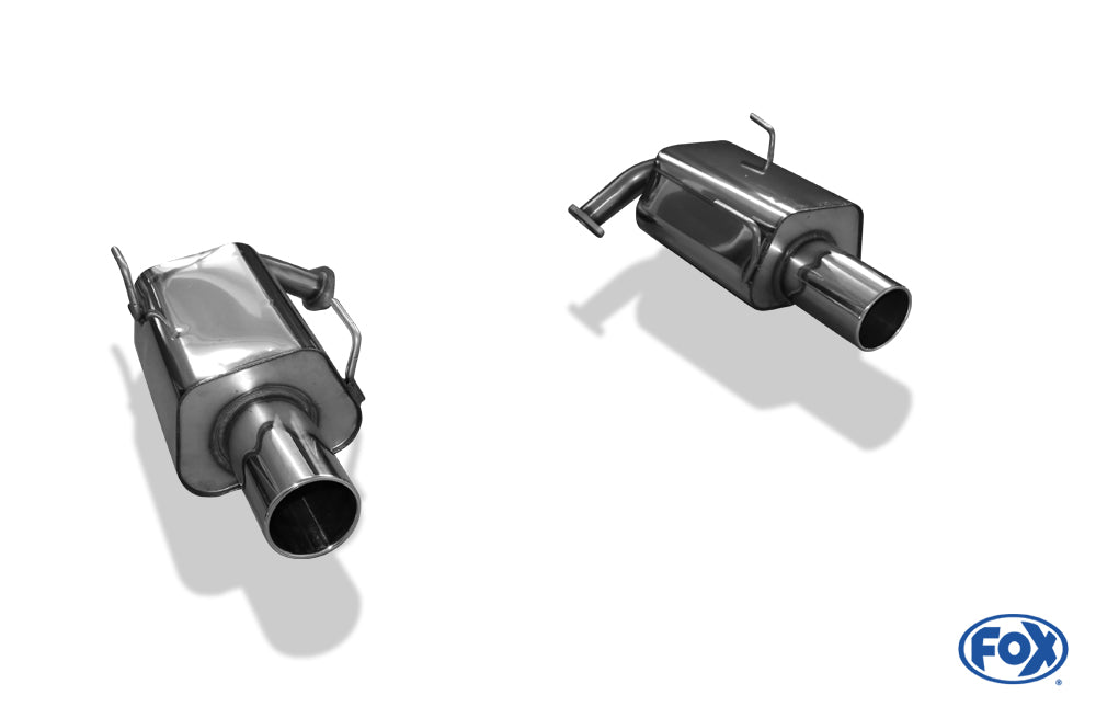Subaru Legacy V Station Wagon - BR Endschalldämpfer rechts/links - 1x114 Typ 12 rechts/links mit Y-Verbindungsrohr