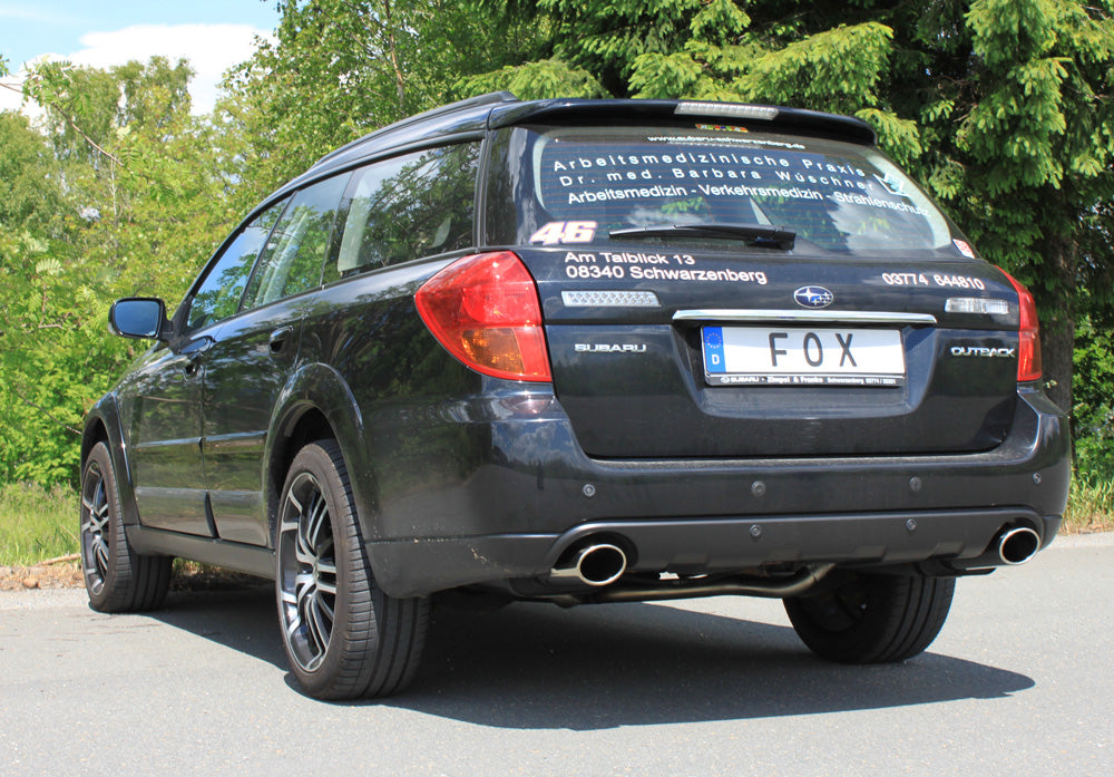 Subaru Outback/ Legacy Outback BP - Kombi (Station Wagon) Endschalldämpfer rechts/links - 115x85 Typ 44 rechts/links