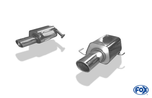 Subaru Outback/ Legacy BL - Limousine Endschalldämpfer rechts/links - 129x106 Typ 44 rechts/links