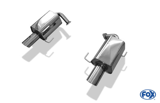 Subaru Outback/ Legacy BL - Limousine Endschalldämpfer rechts/links - 115x85 Typ 44 rechts/links