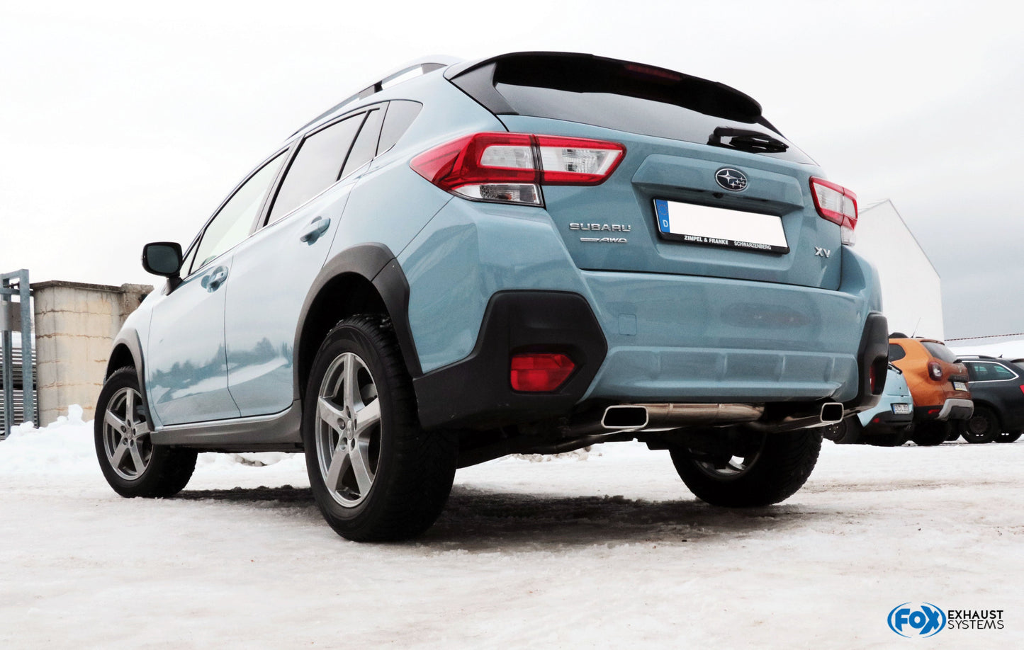 FOX Subaru XV - G5 Endschalldämpfer quer Ausgang rechts/links - 145x65 Typ 59 rechts/links