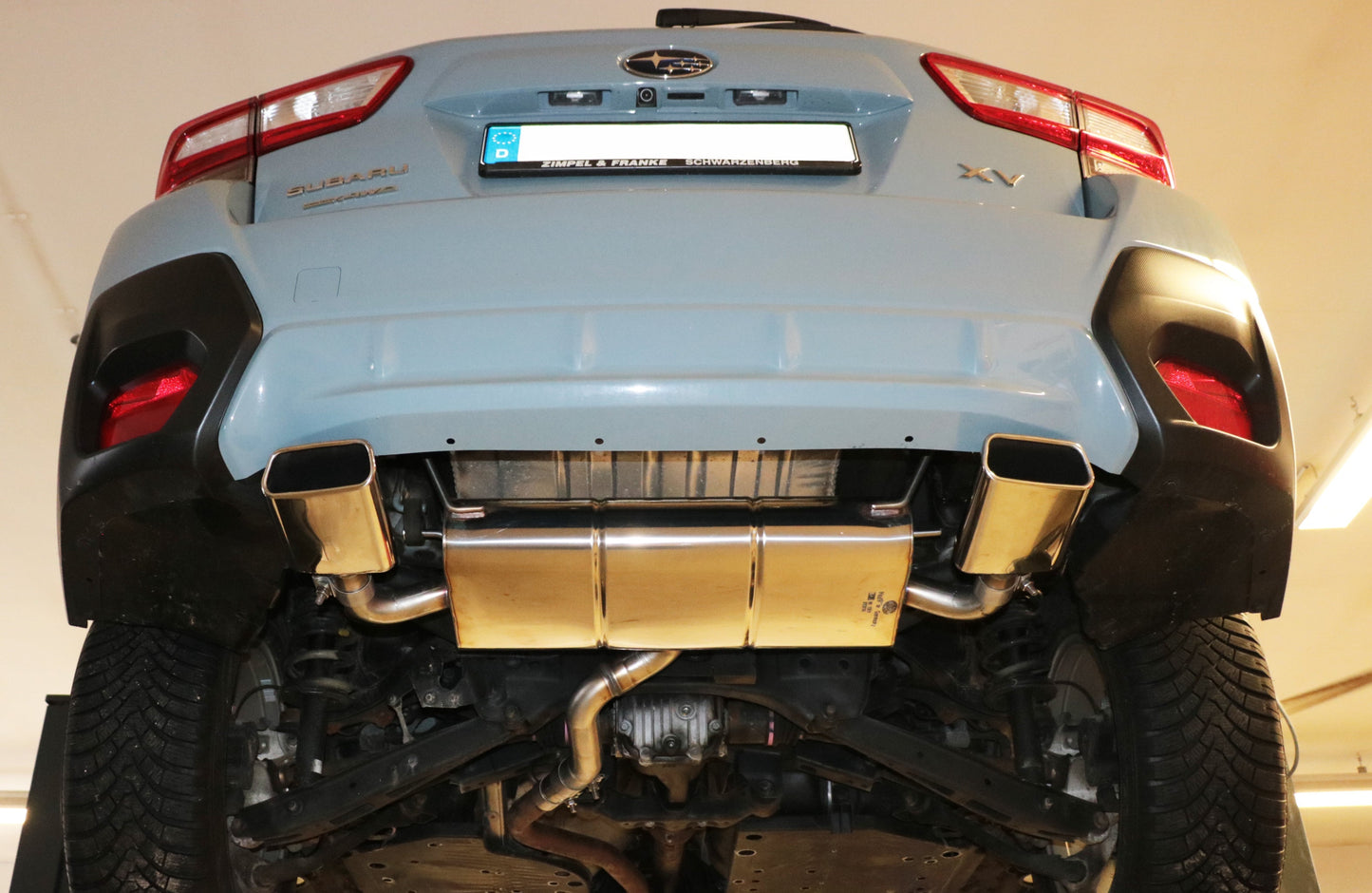 FOX Subaru XV - G5 Endschalldämpfer quer Ausgang rechts/links - 145x65 Typ 59 rechts/links